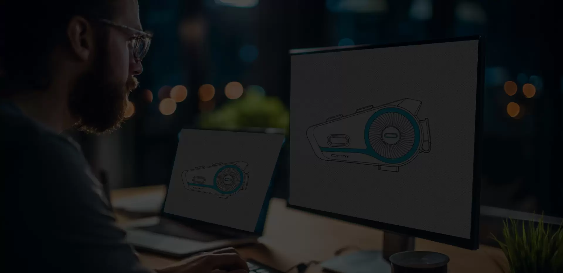 Fone de ouvido Bluetooth para capacete inteligente